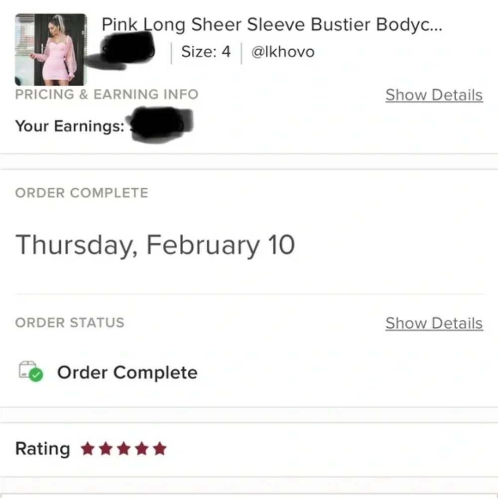 Pink Long Sleeve Bustier Bodycon Mini Dress - Picture 3 of 17